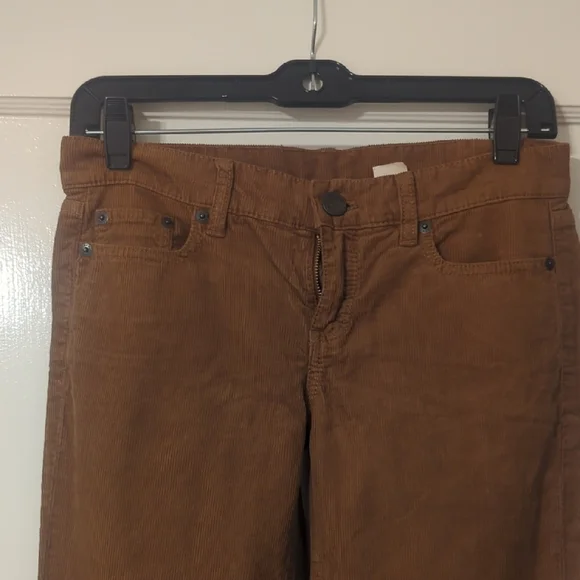 J. Crew Brown Skinny Corduroy Pants Vintage Matchstick City Fit - Picture 2 of 9